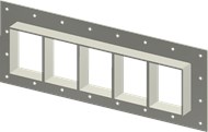 Стальная рама G 4x5 Ex primed