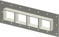 Стальная рама G 2x4 Ex AISI316